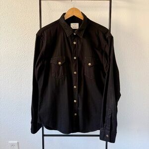 Black Denim Shoals Shirt